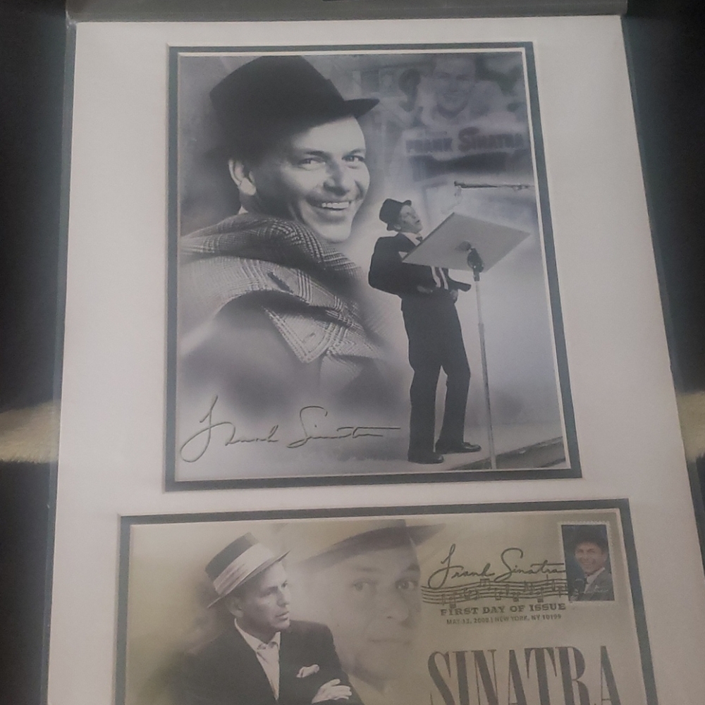 Frank Sinatra stamp and poster